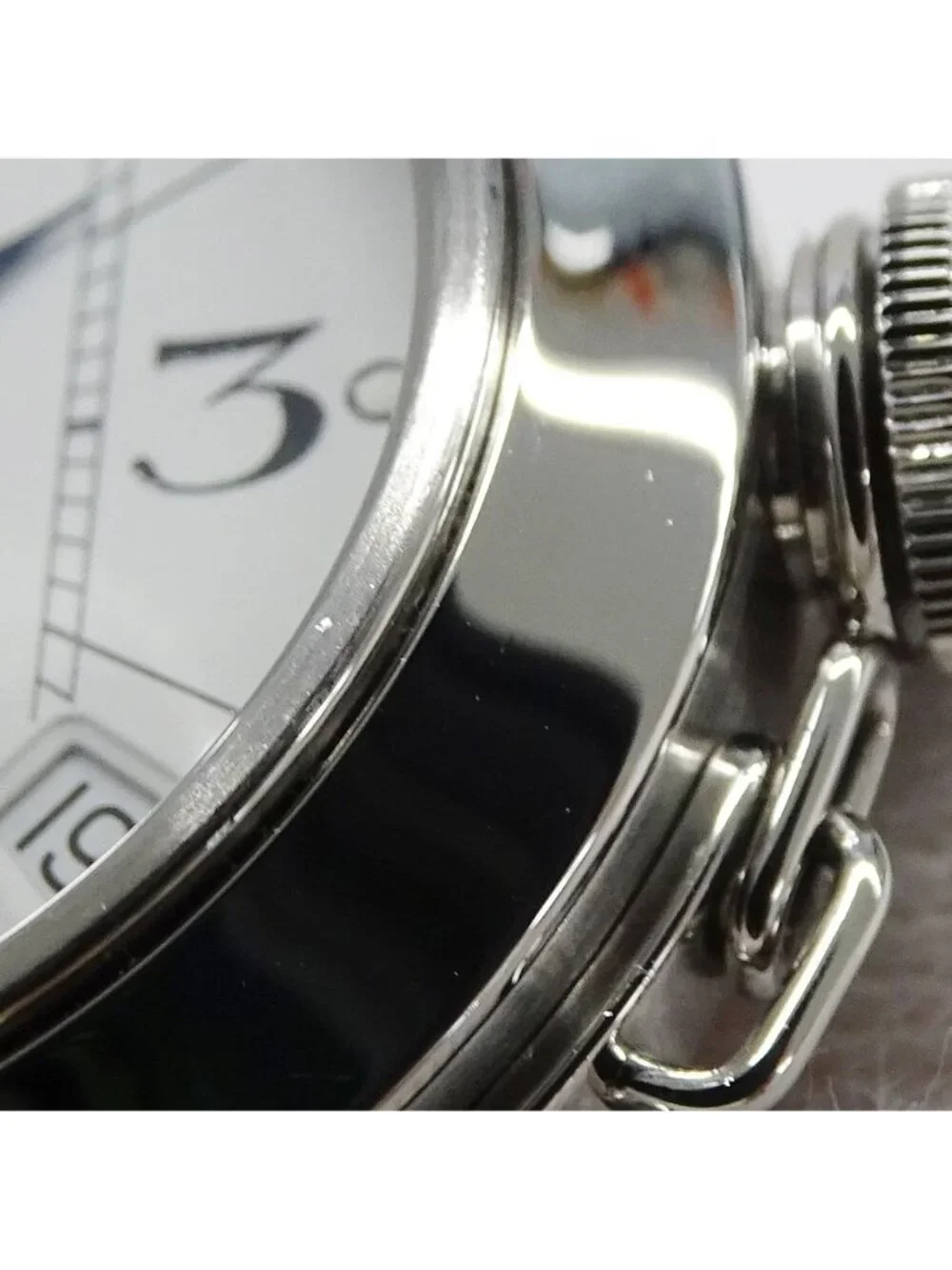 Cartier Watches Boys Pasha C Date Automatic Winding at Stainless SS M7 Silver
